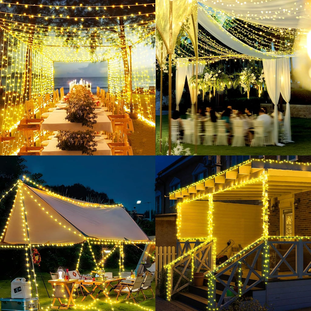403FT 1000LED Christmas Lights Outdoor String Lights 8Modes Plug
