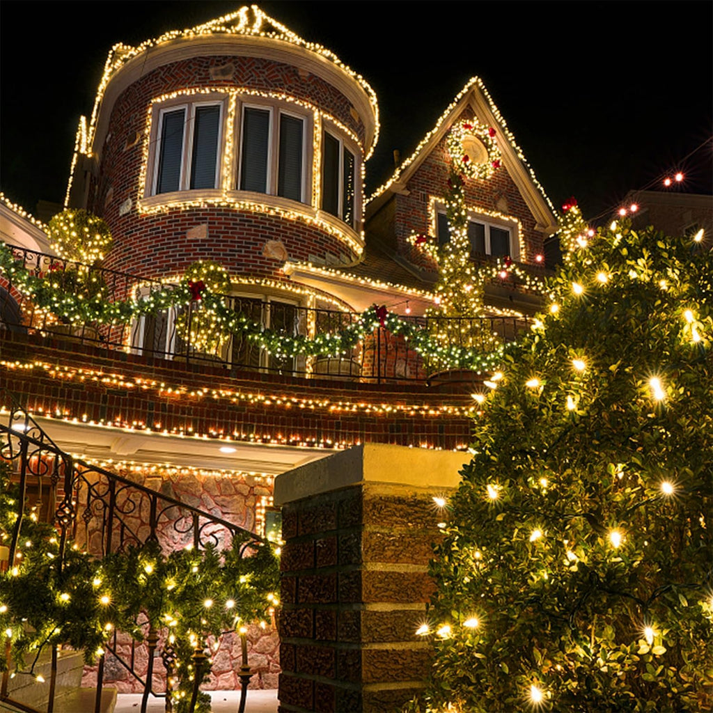1000 LED Christmas String Lights, 328 FT Green Wire LED Decorative Fairy Lights with Remote & 8 Modes, Waterproof