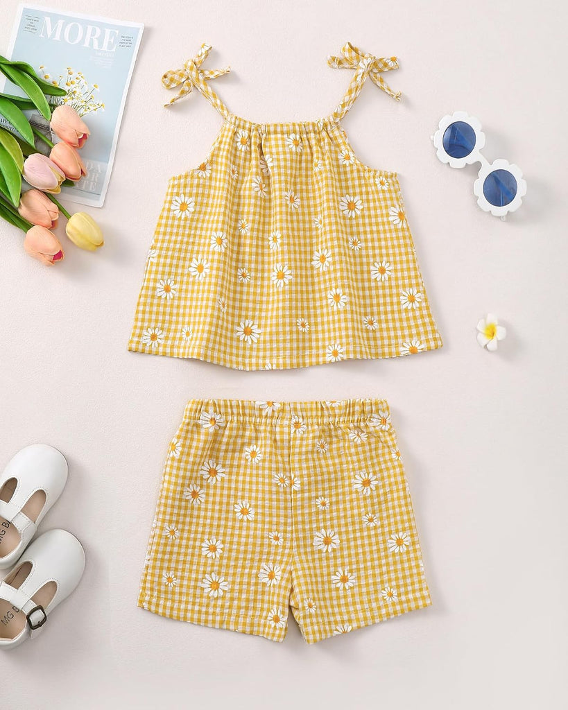 Toddler Baby Girl Clothes Summer Outfits Gift Cami Top Shorts Set
