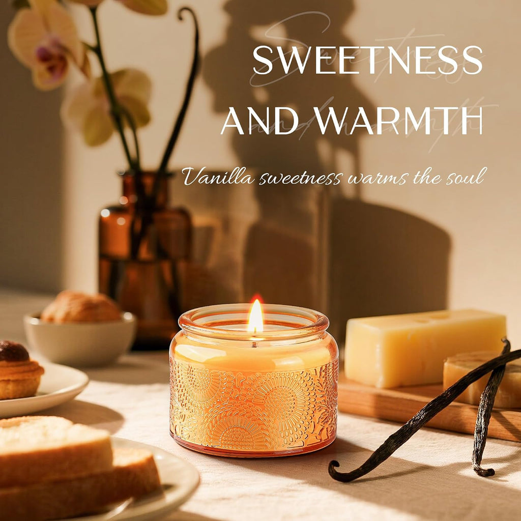 Candles for Women, Scented Candle Gift, Scented Candles, Birthday and Christmas Candle Gifts for Women - Set of 4