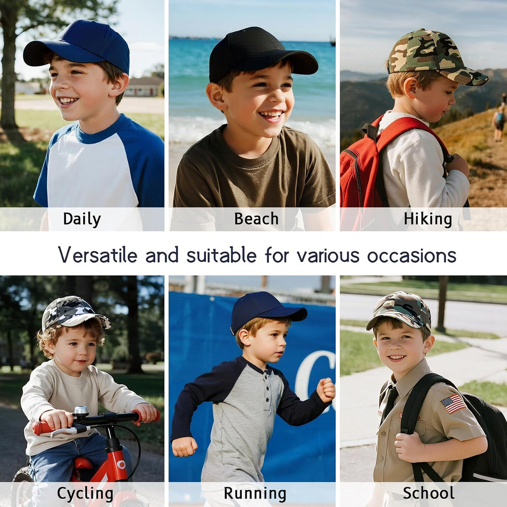 Toddler Baseball Hat Adjustable Kids Hat for Boys