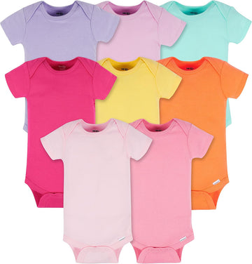 Baby Girls' pack Short Sleeve Mix & Match Bodysuits
