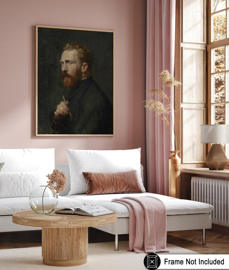 Master Antique Russell Poster - Vintage Impressionism Print - Gift for Artist, Painter - Van Gogh Portrait, Moody