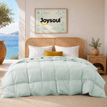 Lightweight Down Comforter Twin Size for Hot Sleepers