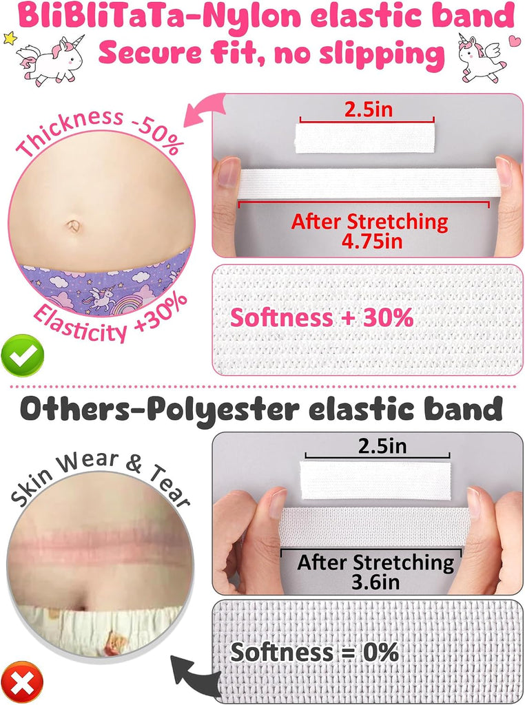 Underwear, Soft Cotton Tagless Breathable Panties, Pack, 18M