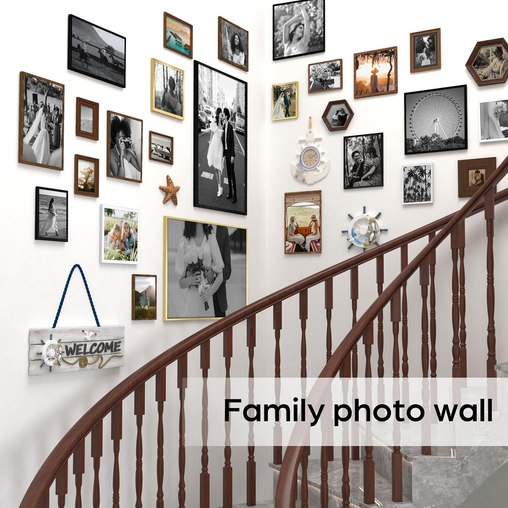 4x6 Picture Frame Black 4 x 6 Photo Frames Bulk for Wall or Tabletop, Set of 12