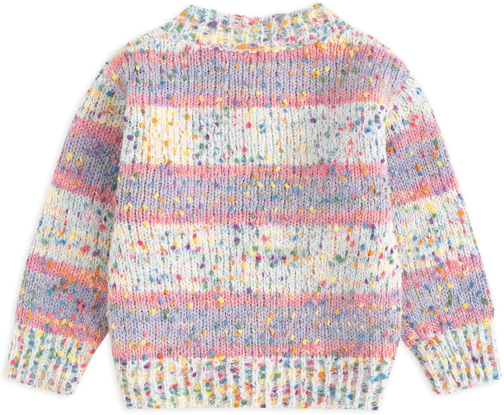 Toddler Girls Knit Cardigan,Long Sleeve Sweater