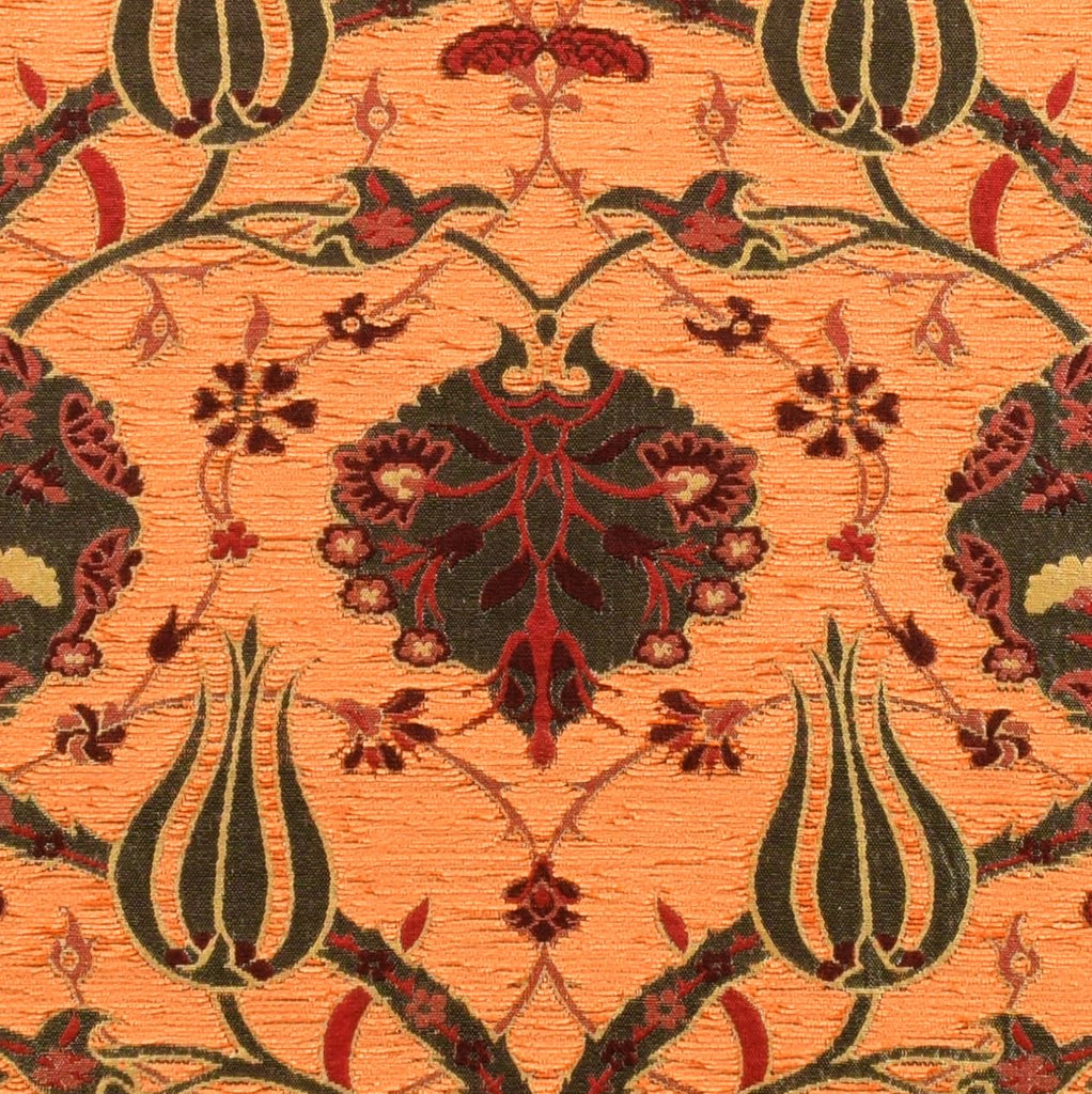 Floral Tulip Bohemian Boho Tapestry Ottoman Turkish Navajo Moroccan Oriental Ethnic Upholstery Fabric by the Yard