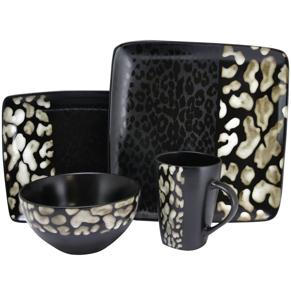S Savannah 16 Piece Stoneware Dinnerware Set
