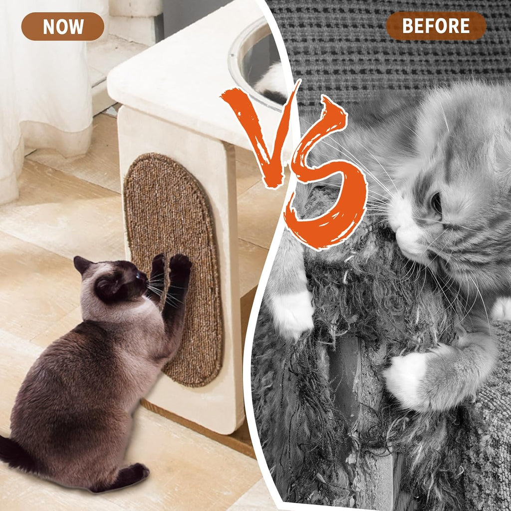 Modern Cat Tree for Indoor Cats, 30 in Cat Tower with Basket Bed