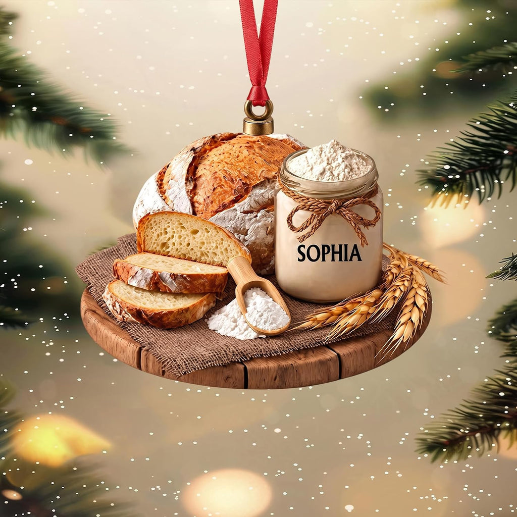 Sourdough Bread Ornament, Sourdough Ornament, Gift for Baker
