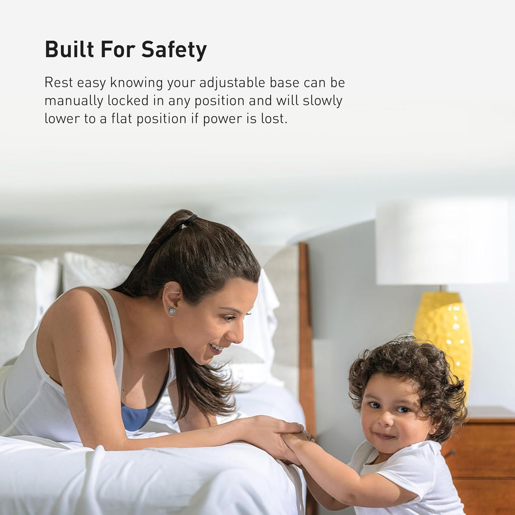 Flex L Adjustable Bed Base Frame - King Size - Wireless Remote Control, Zero Gravity Base for Pressure Relief