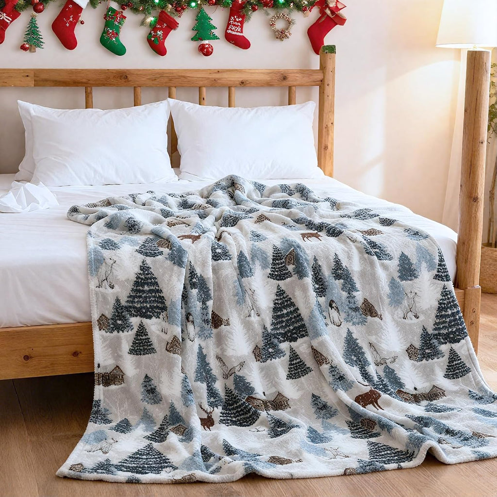 Ultra Soft Christmas Throw Blanket -50x60 Inch