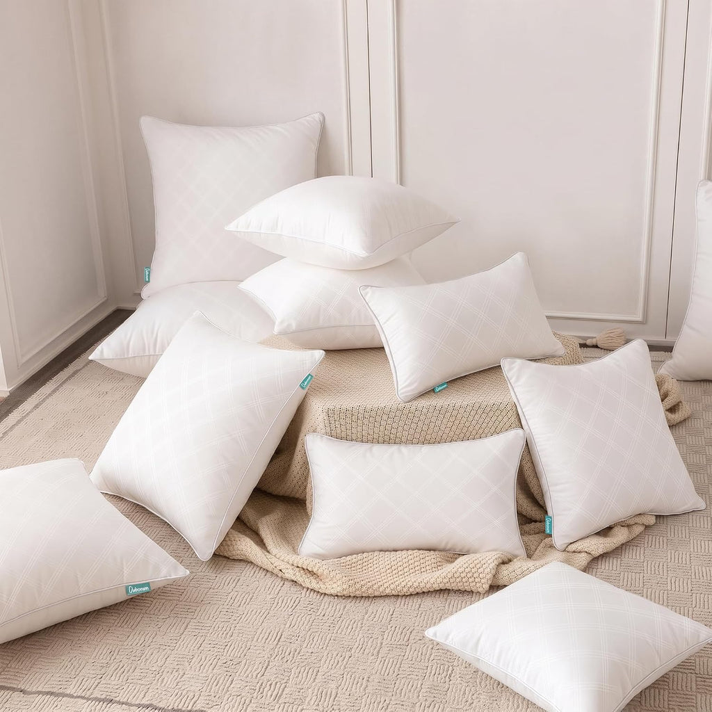 12x20 Lumbar Pillow Inserts, Soft Decorative Couch Cushion - Set of 2