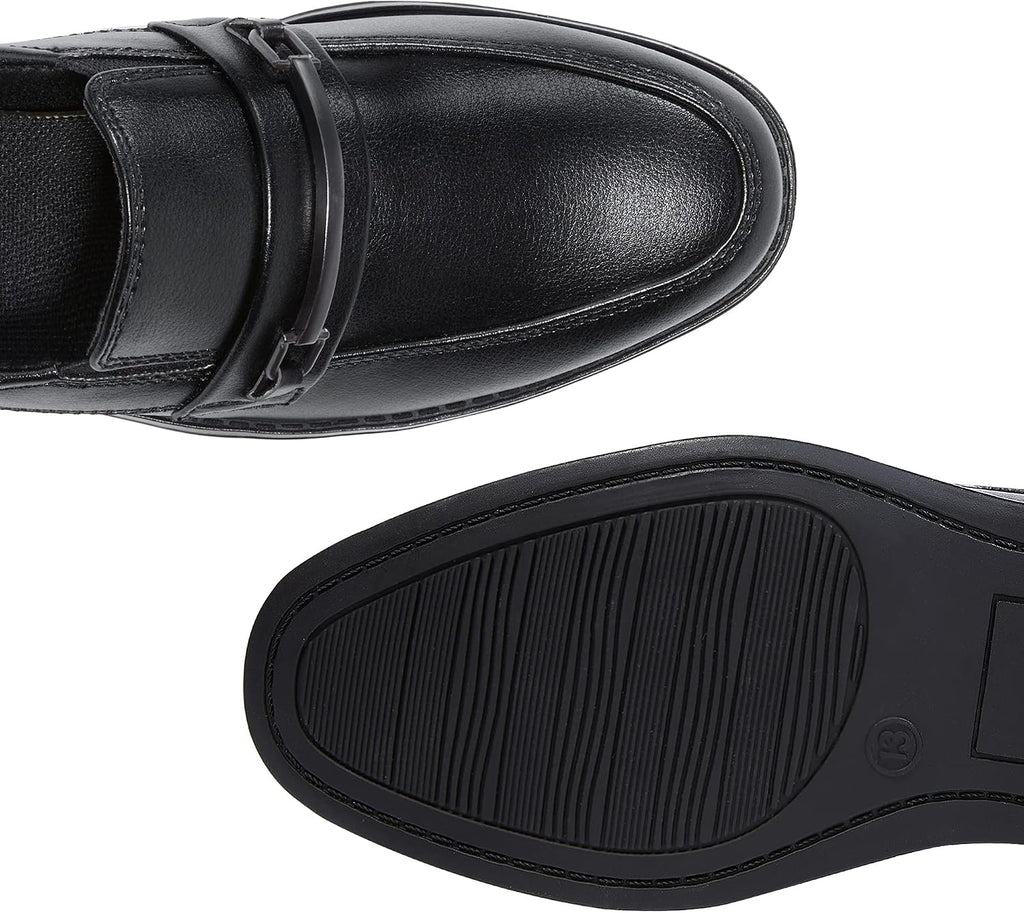 Boys Dress Shoes Oxford Slip on Loafers(Toddler/littile Kids/Big Kids)