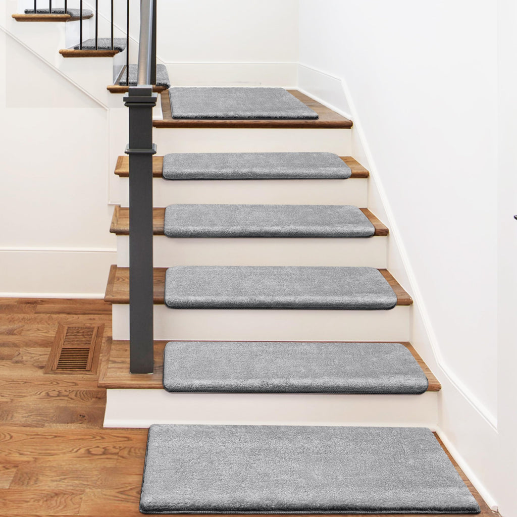 Bullnose Carpet Ultra Plush Grey 14 Pcs