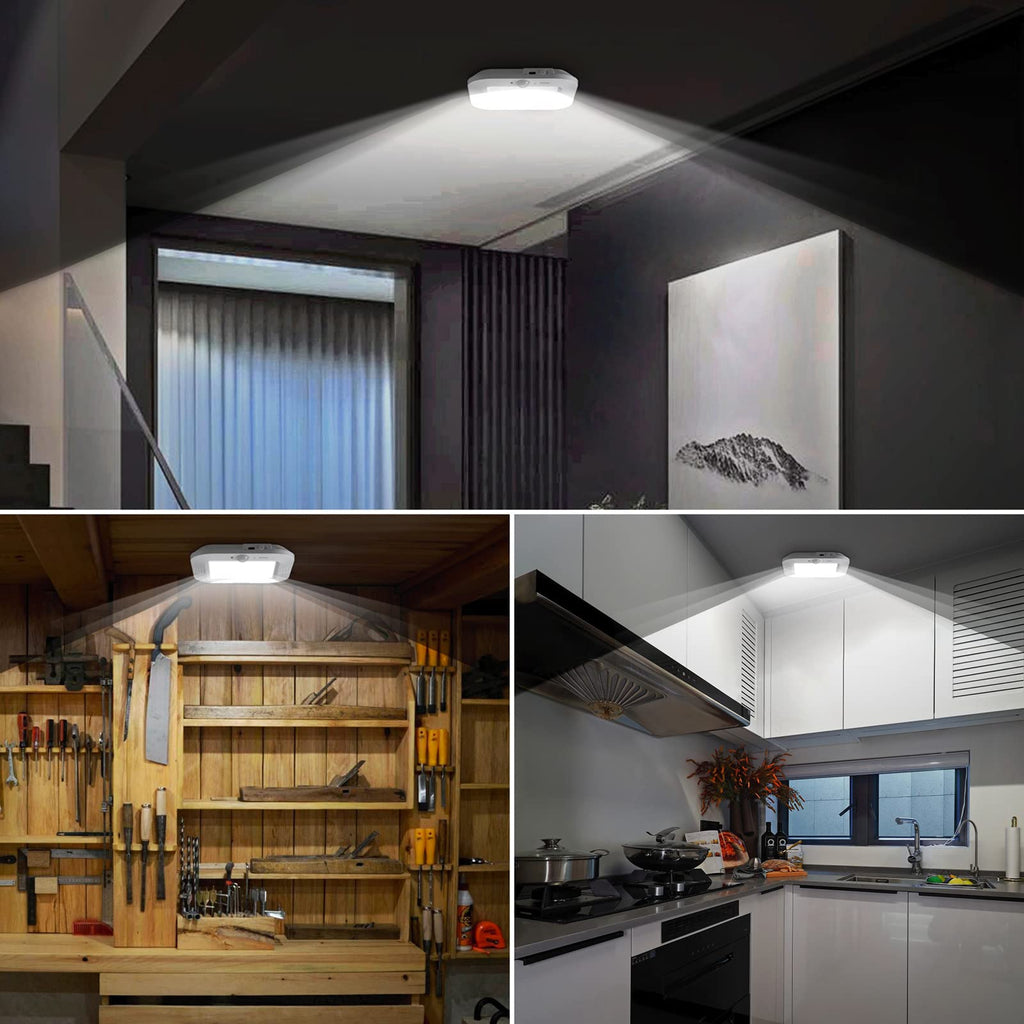 Rechargeable Motion Sensor Ceiling Light, Closet Light with USB Cable