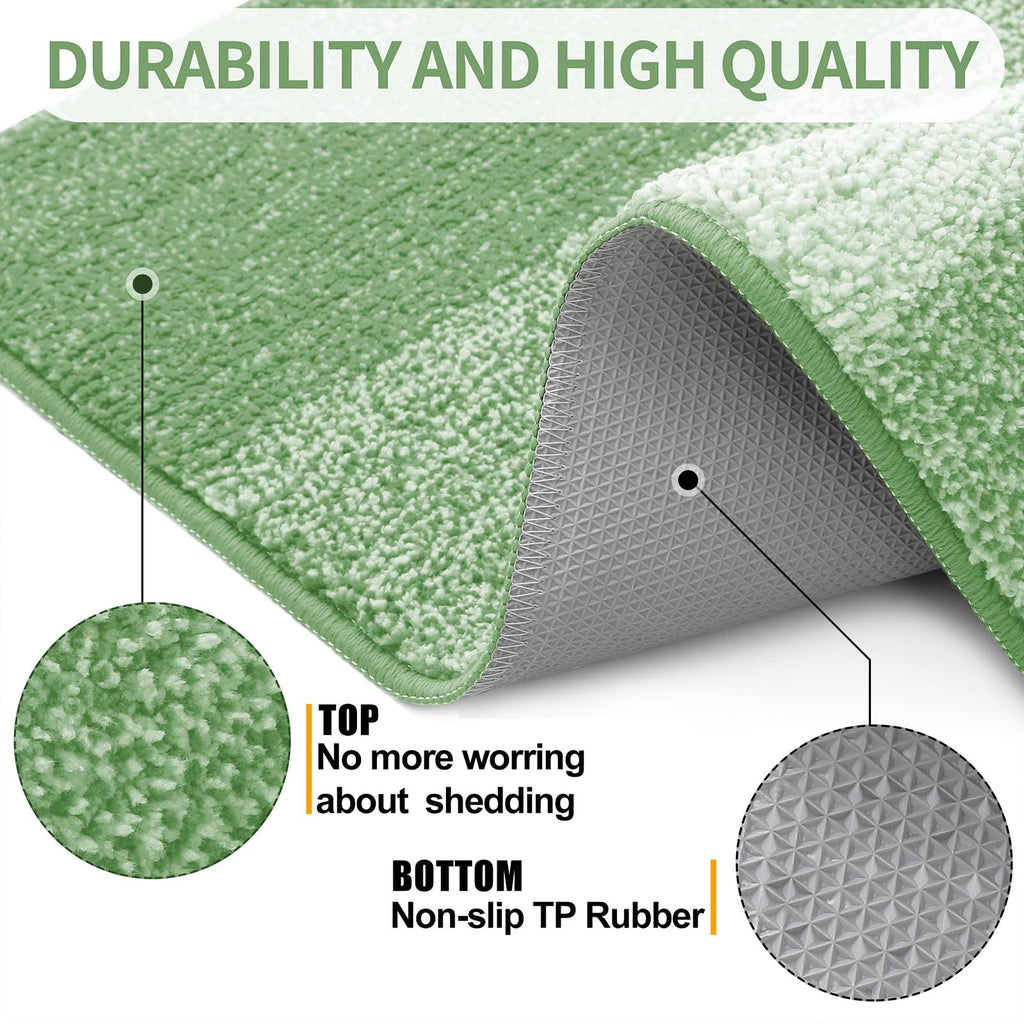 Indoor Outdoor Door Mat, 47x24 Non-Slip Dirt Trapper Doormats