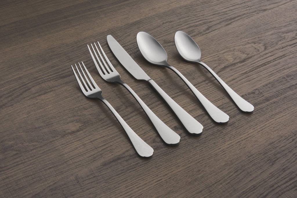 Posy Satin 20-Piece Flatware Set