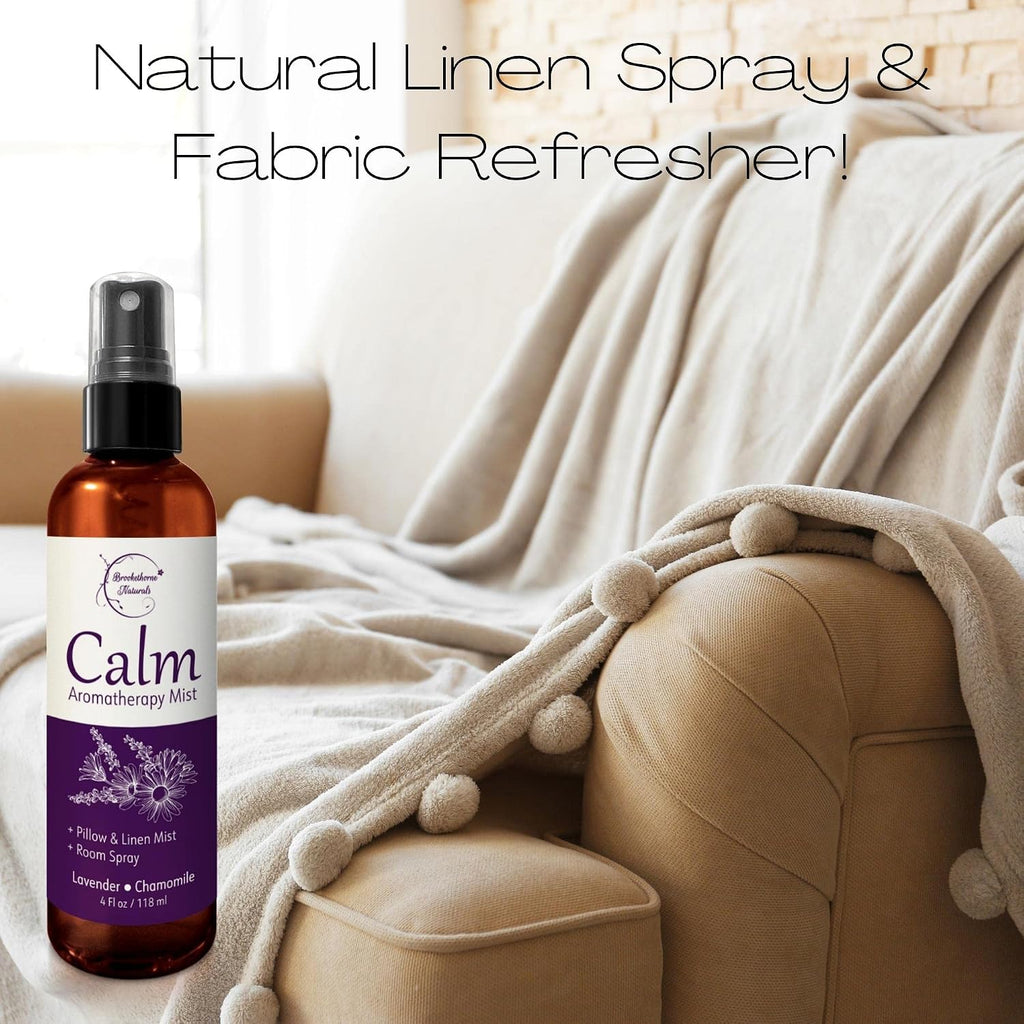 Calm Aromatherapy Mist | Lavender Pillow Spray 4oz - Set of 4