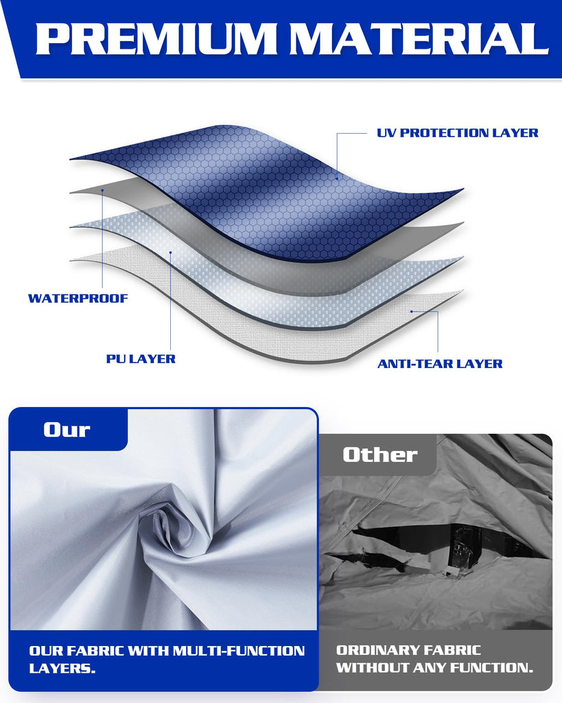 10x20ft Sidewalls for Canopy, Khaki (4Pcs Sidewalls Only)