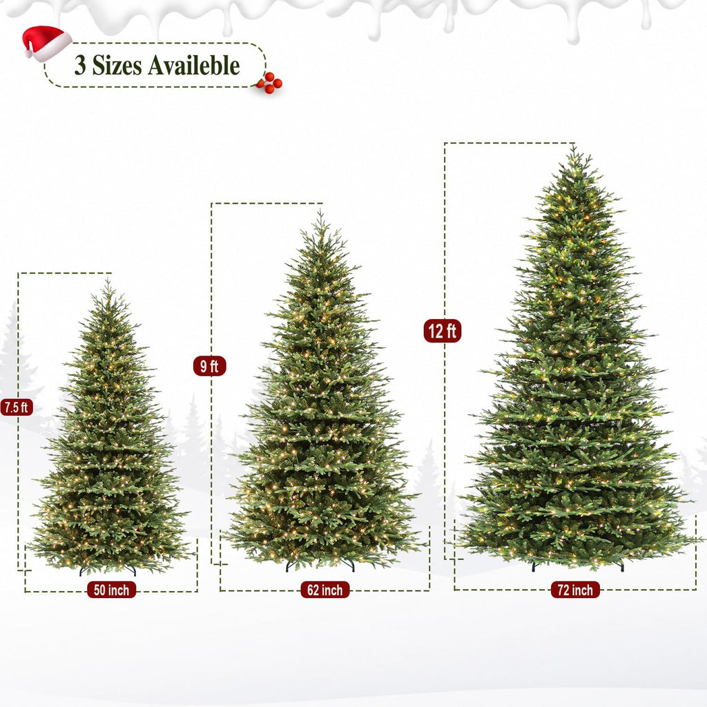 Prelit Premium Christmas Tree with 600 Warm White LEDs