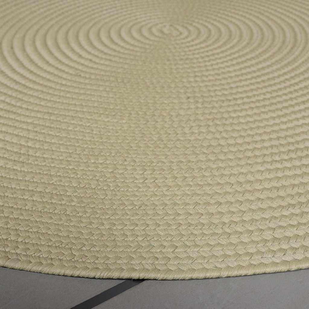 Braided Indoor/Outdoor Washable Oval Rug 3x5, Sage BRD315W