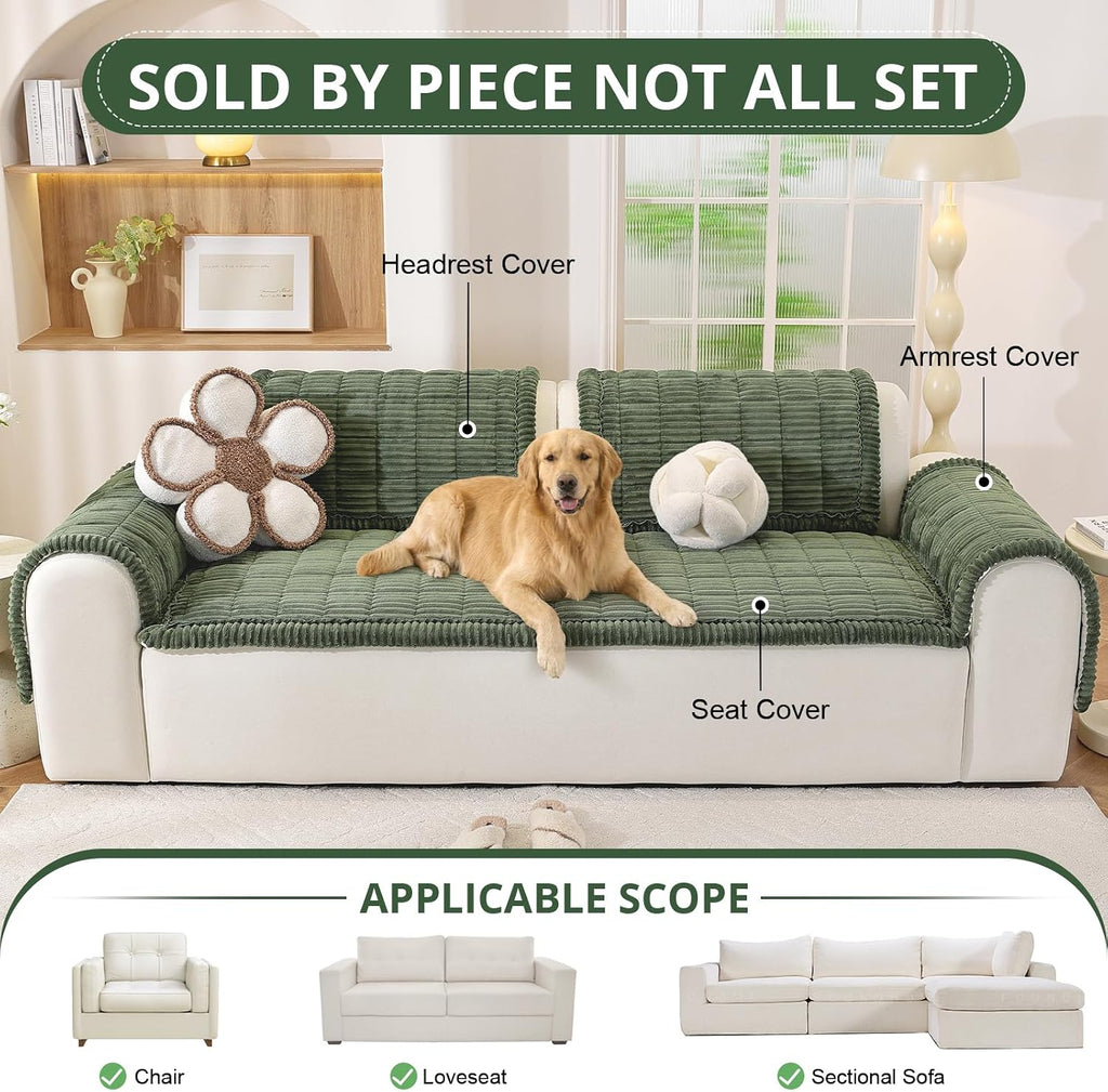 Couch Cover for Dogs, Washable Non Slip Sofa Cover for Pets
