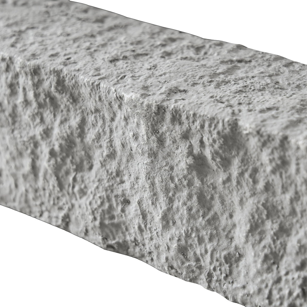 2-Pack Faux Stone Universal Ledger Trim, 34 in, Fog Stone