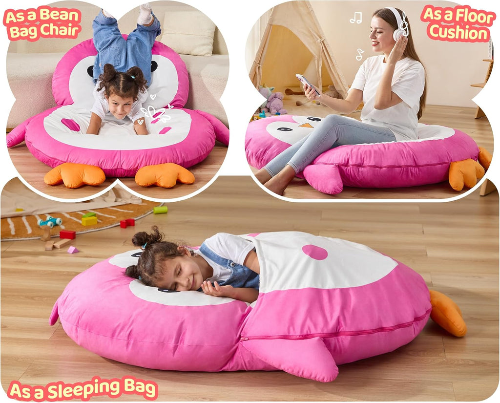 Bean Bag Chair for Kidsbean Bag Playroom Living Room Pink