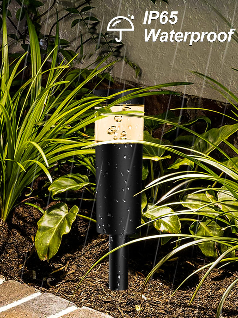 5W Low Voltage Landscape Pathway Lights with Connectors 12V Outdoor Landscape Lighting LED Bollard Path Lights Wired