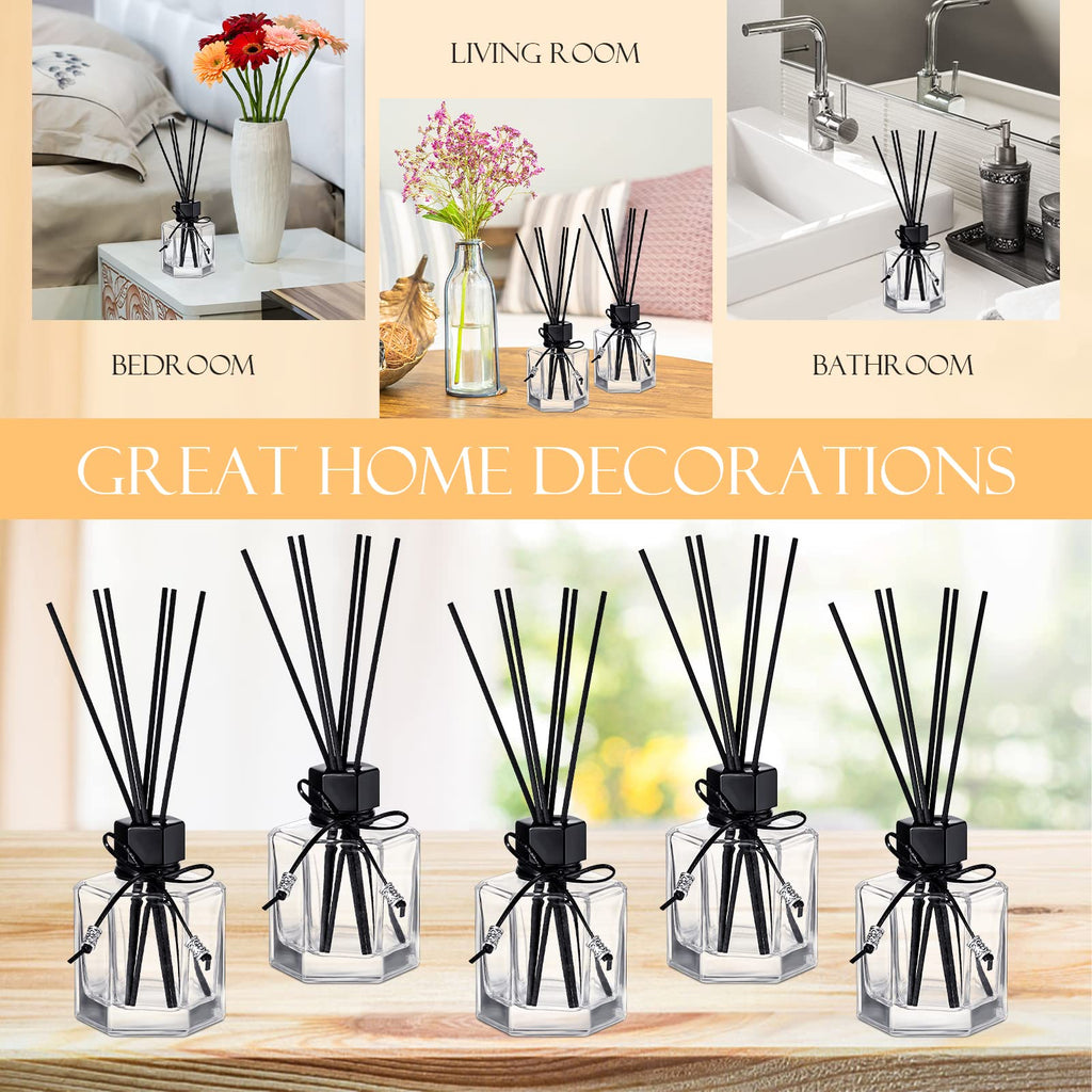 12 Set 120 ml 4 Ounce Reed Diffuser Bottle Empty Glass Jars