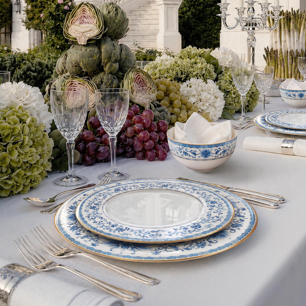 24-Piece Fine Bone China Dinnerware Set for 8