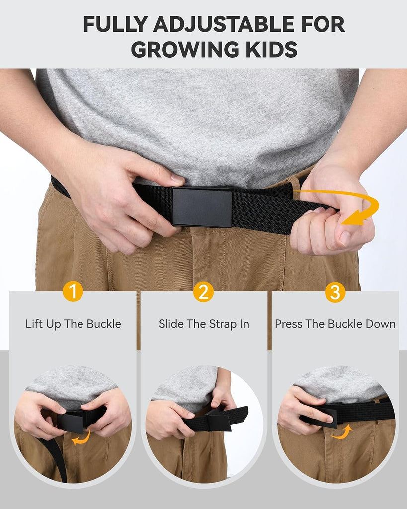 Boys Belt For Kids 1.25" Adjustable Youth Web Belt
