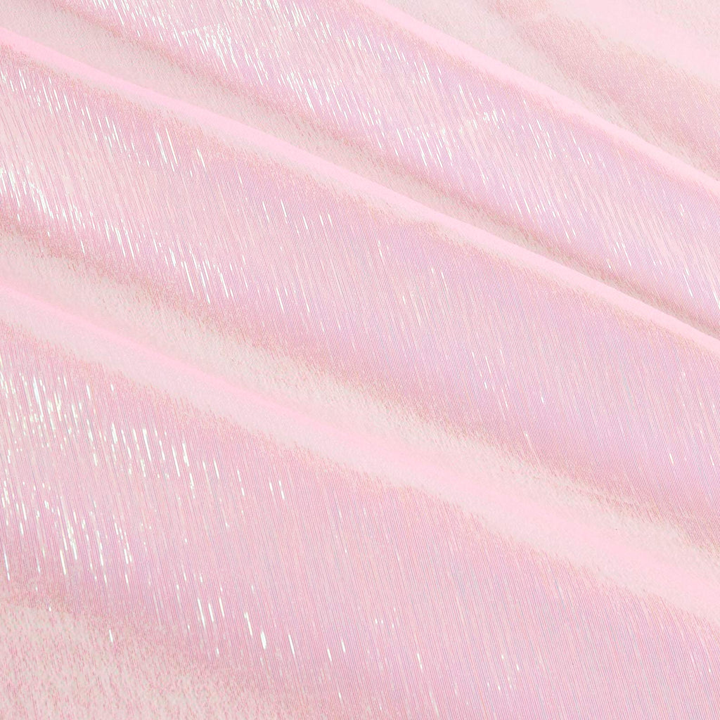 Iridescent Crush Shimmer Organza Pink, Fabric by the Yard
