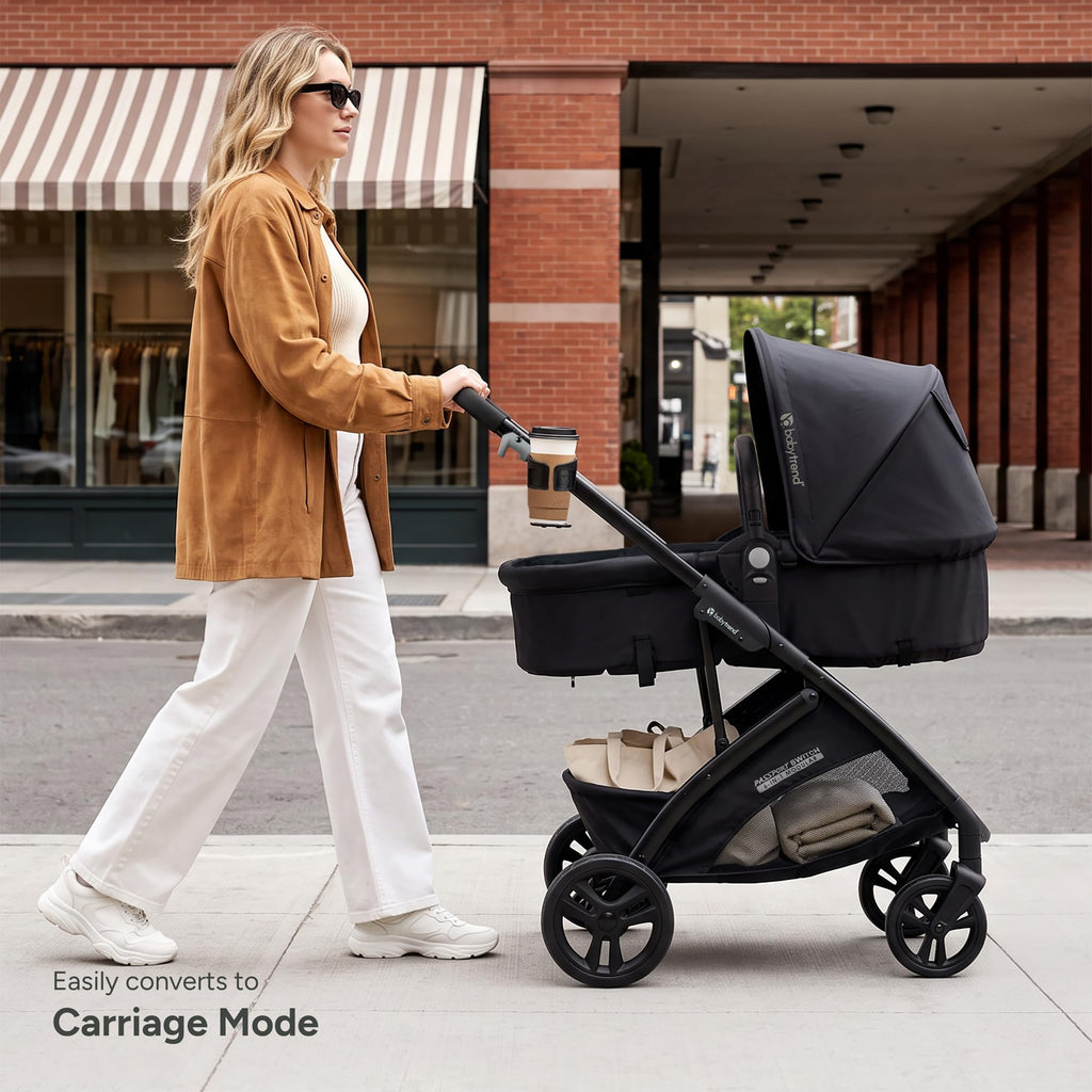 Baby Trend Passport Switch 6-in-1 Modular Travel System, Dash Cocoa