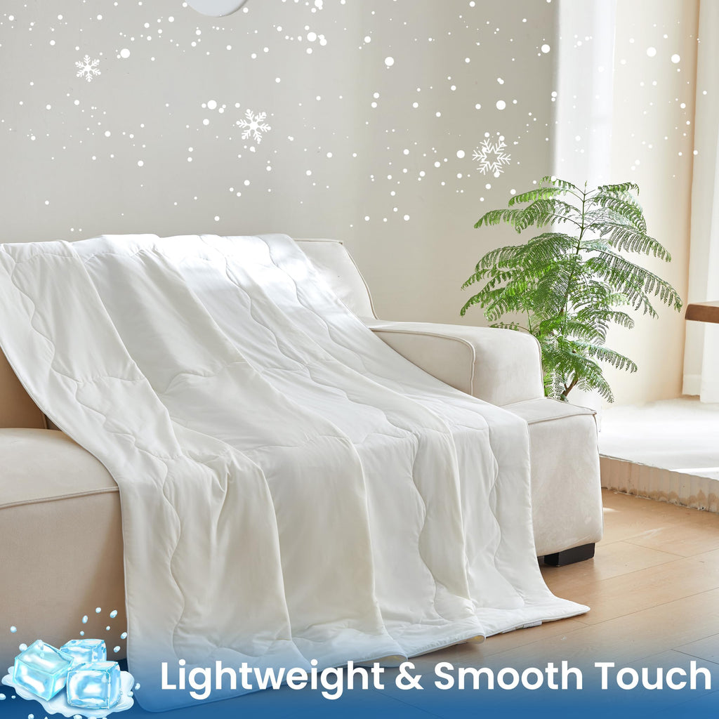 Cooling Comforter, Double-Sided Cool Beige, King