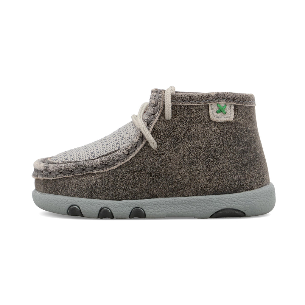 Infant's Driving Moccasins, Grey & Light Grey