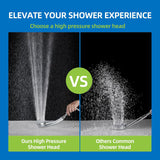 High Pressure Handheld Shower Head with ON/OFF Pause Switch 3 Spray Modes Water Saving High Pressure Shower