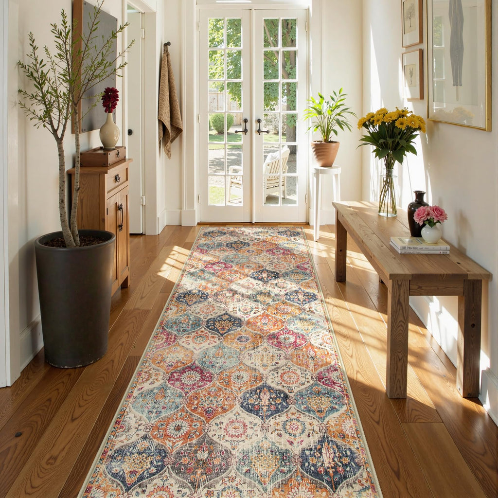 Moroccan Washable Runner, Kitchen Runners s 6 Feet
