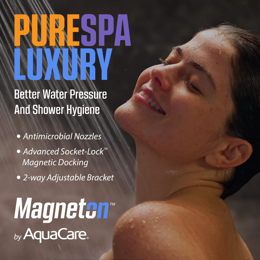 Magneton High Pressure 8-mode Handheld Shower Head w/Dual Bracket
