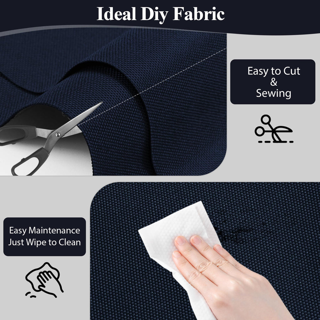 Waterproof Canvas Fabric by The Yard Outdoor Oxford Upholstery Fabric