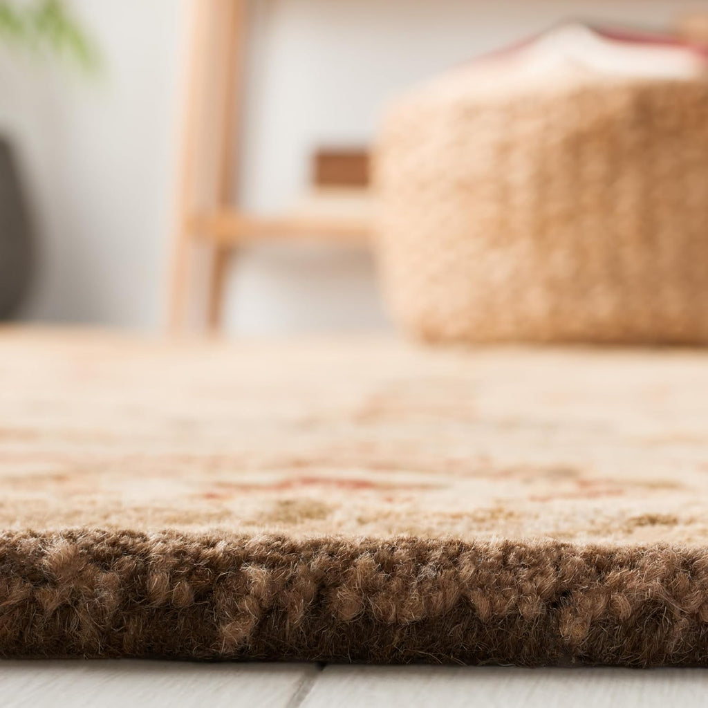 Anatolia Area Rug - 9' x 12', Beige & Beige, Handmade Traditional Oriental Wool
