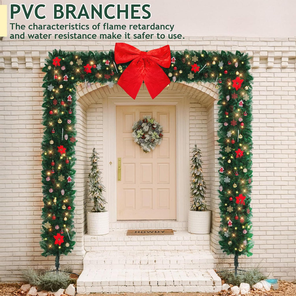 Lighted Christmas Archway Decoration with 350 LED