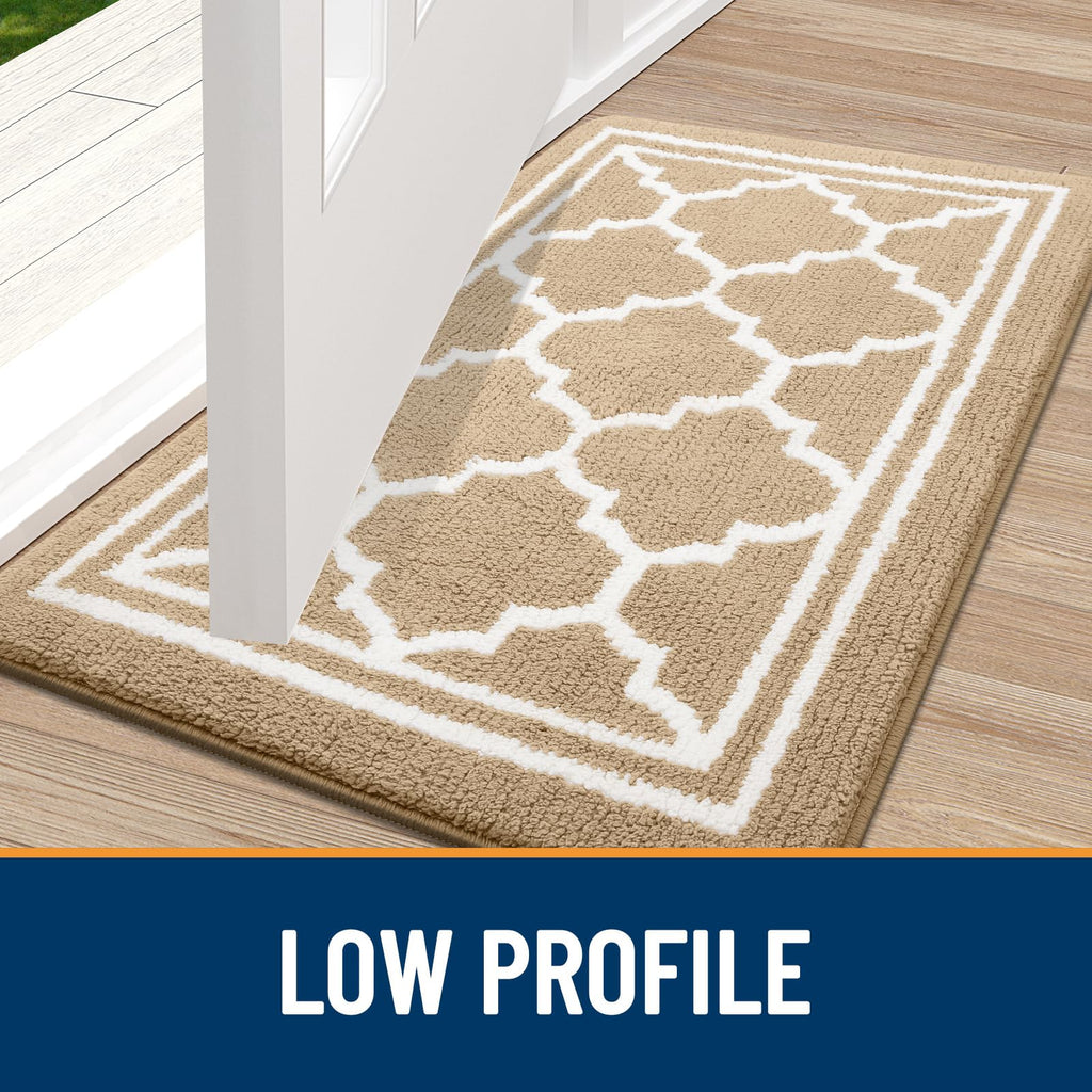 Indoor Door Mat, Dirt Resistant Doormat, 32x20, Beige