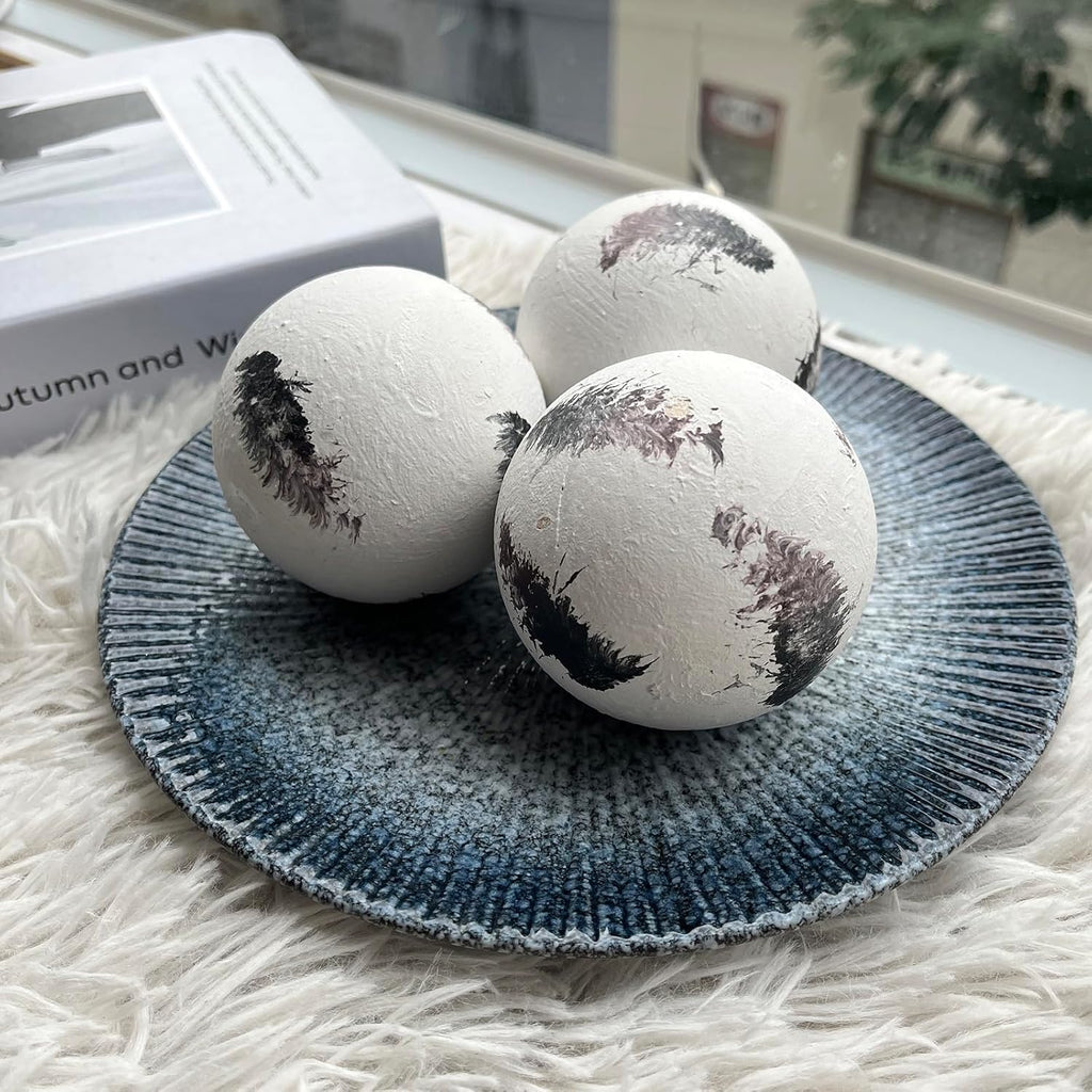 Decorative Orbs for Centerpiece Bowls for Dining Table Decor - Set of 6