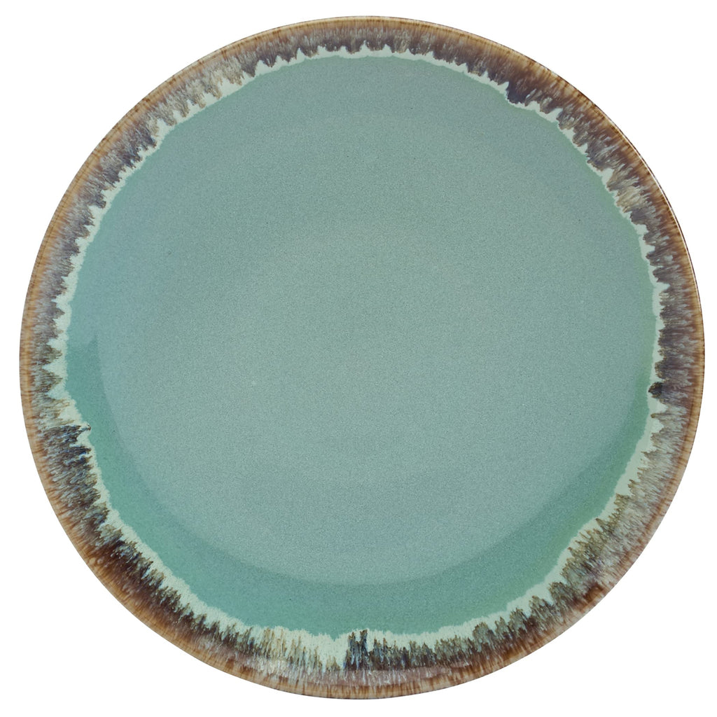 Gallery Tuscan Collection Reactive Glaze 12 Piece Stoneware Dinnerware Set Dining Kitchen Tableware Plates Bowls