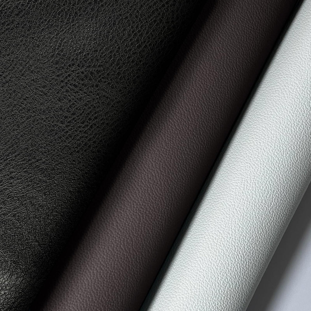 Upholstery Faux Leather Fabric, Faux Leather Sheets for Craft Outdoor Boat Automotive, DIY and Crafting Leather 1 Yard