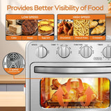 Air Fryer Toaster Oven Combo, 16QT 5-in-1 Toaster Ovens Countertop, Convection AirFryer with Bake, Air fryer & Toaster