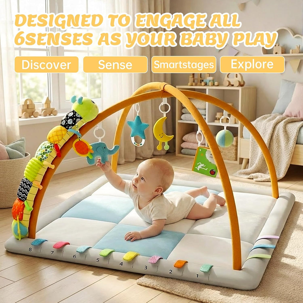 Play Gym for Babies 0-12 Months Tummy Time Mat